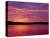 Grand Lake Matagamon, Brilliant Sunrise, Baxter State Park, Maine-Greg Probst-Stretched Canvas