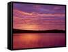 Grand Lake Matagamon, Brilliant Sunrise, Baxter State Park, Maine-Greg Probst-Framed Stretched Canvas