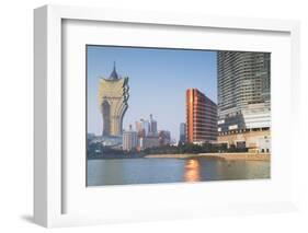 Grand Lisboa and Wynn Hotel and Casino, Macau, China, Asia-Ian Trower-Framed Photographic Print