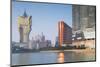 Grand Lisboa and Wynn Hotel and Casino, Macau, China, Asia-Ian Trower-Mounted Photographic Print