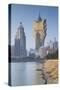 Grand Lisboa Hotel and Casino, Macau, China, Asia-Ian Trower-Stretched Canvas