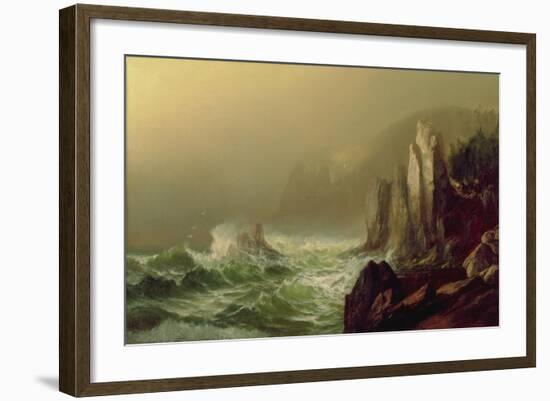 Grand Manan Island-Harrison Bird Brown-Framed Giclee Print