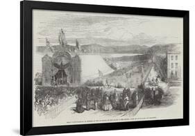 Grand Manifestation in Honour of the Successes of the Allies in the Crimea-null-Framed Giclee Print