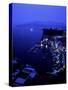 Grand Marina at Night, Sorrento, Italy-Chuck Haney-Stretched Canvas