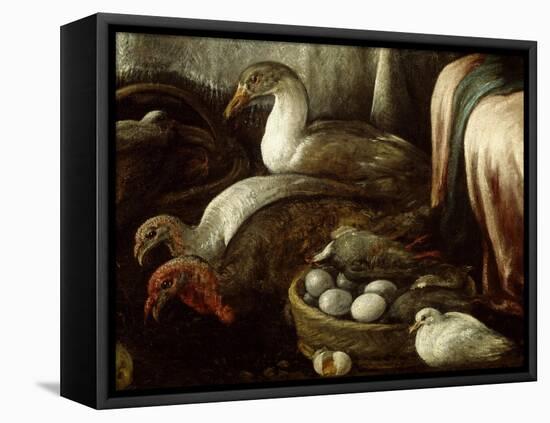 Grand Market-Francesco Bassano II-Framed Stretched Canvas