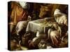 Grand Market-Francesco Bassano II-Stretched Canvas