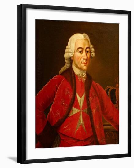 Grand Master Emmanuel De Rohan-Antoine de Favray-Framed Giclee Print