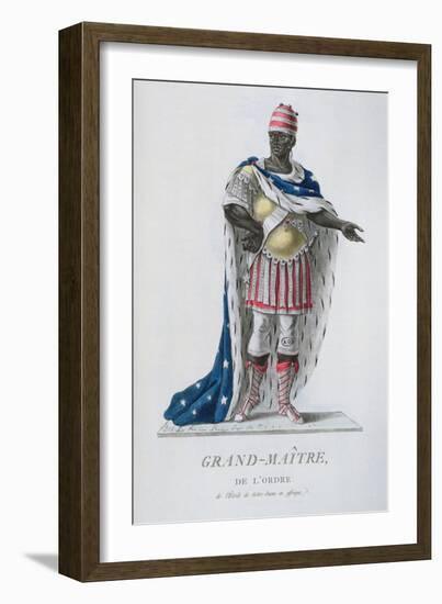 Grand Master of the Order of the Star of Notre-Dame-J. C. Bar-Framed Giclee Print