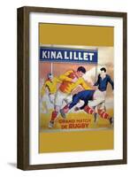 Grand Match De Rugby-null-Framed Art Print