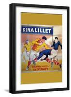 Grand Match De Rugby-null-Framed Art Print