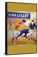 Grand Match De Rugby-null-Framed Stretched Canvas