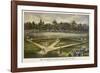 Grand Match for the Championship at the Elysian Fields Hoboken New Jersey-Currier & Ives-Framed Photographic Print