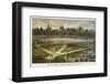 Grand Match for the Championship at the Elysian Fields Hoboken New Jersey-Currier & Ives-Framed Premium Photographic Print