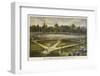 Grand Match for the Championship at the Elysian Fields Hoboken New Jersey-Currier & Ives-Framed Premium Photographic Print