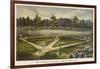 Grand Match for the Championship at the Elysian Fields Hoboken New Jersey-Currier & Ives-Framed Photographic Print