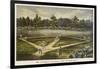 Grand Match for the Championship at the Elysian Fields Hoboken New Jersey-Currier & Ives-Framed Photographic Print