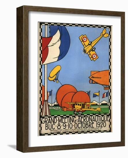 Grand Meeting Aeronautique-Robert Mallet-Stevens-Framed Art Print
