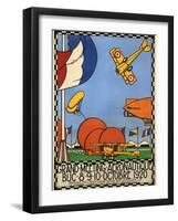 Grand Meeting Aeronautique-Robert Mallet-Stevens-Framed Art Print