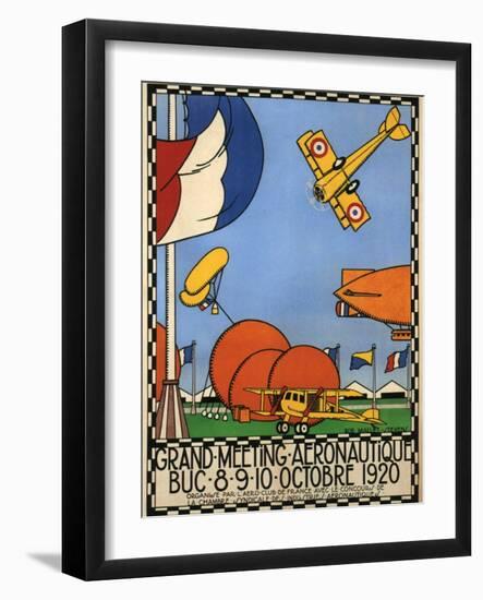 Grand Meeting Aeronautique-Robert Mallet-Stevens-Framed Art Print