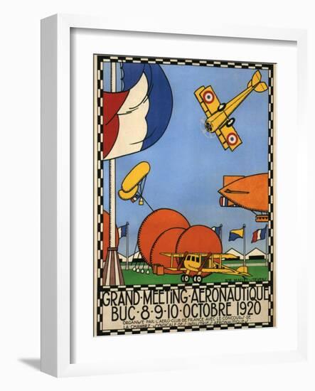 Grand Meeting Aeronautique-Robert Mallet-Stevens-Framed Art Print