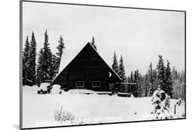 Grand Mesa, Colorado - Alexander Lake Lodge-Lantern Press-Mounted Art Print