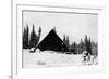 Grand Mesa, Colorado - Alexander Lake Lodge-Lantern Press-Framed Premium Giclee Print