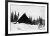 Grand Mesa, Colorado - Alexander Lake Lodge-Lantern Press-Framed Art Print