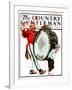 "Grand Military Band," Country Gentleman Cover, June 23, 1923-Angus MacDonall-Framed Giclee Print