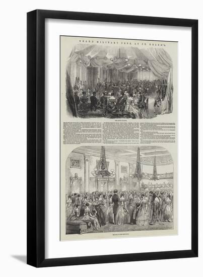 Grand Military Fete, at St Helen's-null-Framed Giclee Print