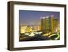 Grand Millennium Hotel and Al Wahda Mall at Dusk, Abu Dhabi, United Arab Emirates, Middle East-Frank Fell-Framed Photographic Print