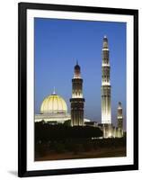 Grand Mosque, Al-Ghubrah, Muscat, Oman-Walter Bibikow-Framed Photographic Print