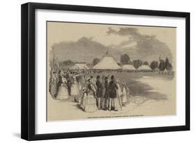 Grand National Archery Meeting at Leamington, Shooting for the Ladies' Prize-null-Framed Premium Giclee Print