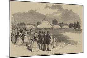 Grand National Archery Meeting at Leamington, Shooting for the Ladies' Prize-null-Mounted Giclee Print