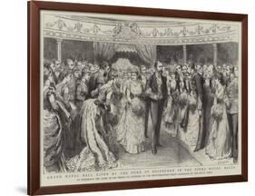 Grand Naval Ball Given by the Duke of Edinburgh in the Opera House-Godefroy Durand-Framed Giclee Print