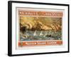 Grand Naval Spectacle Madison Square Garden Poster-Lantern Press-Framed Art Print