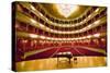 "Grand Old Lady of Broad Street," a 1857 built Opera stage with Grand Piano at the Opera Company...-null-Stretched Canvas