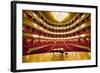 "Grand Old Lady of Broad Street," a 1857 built Opera stage with Grand Piano at the Opera Company...-null-Framed Photographic Print