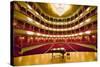 "Grand Old Lady of Broad Street," a 1857 built Opera stage with Grand Piano at the Opera Company...-null-Stretched Canvas