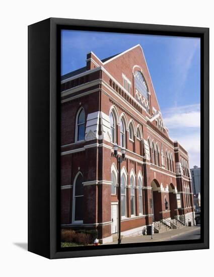 Grand Ole Opry at Ryman Auditorium-Barry Winiker-Framed Stretched Canvas