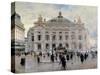Grand Opera House, Paris by Frank Myers Boggs-null-Stretched Canvas