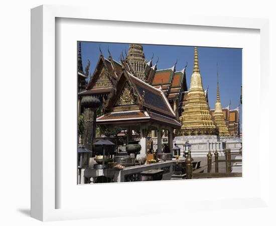 Grand Palace, Bangkok, Thailand, Southeast Asia-Charcrit Boonsom-Framed Photographic Print