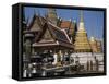 Grand Palace, Bangkok, Thailand, Southeast Asia-Charcrit Boonsom-Framed Stretched Canvas