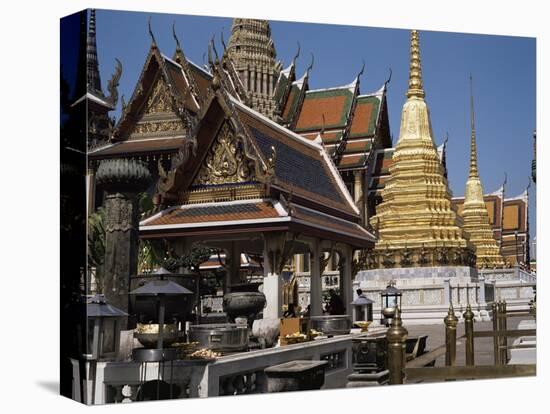 Grand Palace, Bangkok, Thailand, Southeast Asia-Charcrit Boonsom-Stretched Canvas