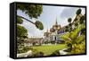 Grand Palace Complex, the Chari Maha Prasat Hall-Massimo Borchi-Framed Stretched Canvas