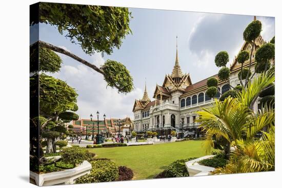 Grand Palace Complex, the Chari Maha Prasat Hall-Massimo Borchi-Stretched Canvas