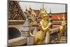 Grand Palace Complex, Wat Phra Kaew Temple (Temple of the Emerald Buddha), Golden Demon Guardians-Massimo Borchi-Mounted Photographic Print