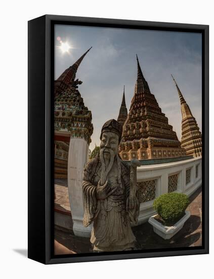 Grand Palace in Bangkok, Thailand-Terry Eggers-Framed Stretched Canvas