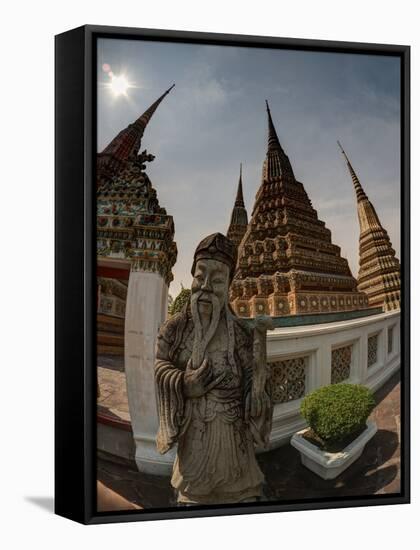 Grand Palace in Bangkok, Thailand-Terry Eggers-Framed Stretched Canvas