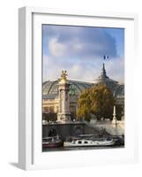 Grand Palais and Pont Alexandre Iii Bridge, Paris, France-Walter Bibikow-Framed Photographic Print