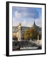 Grand Palais and Pont Alexandre Iii Bridge, Paris, France-Walter Bibikow-Framed Photographic Print